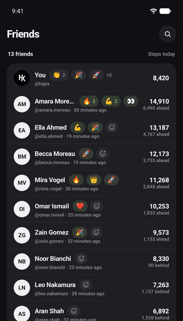TrueSteps Social: Your friends, step for step