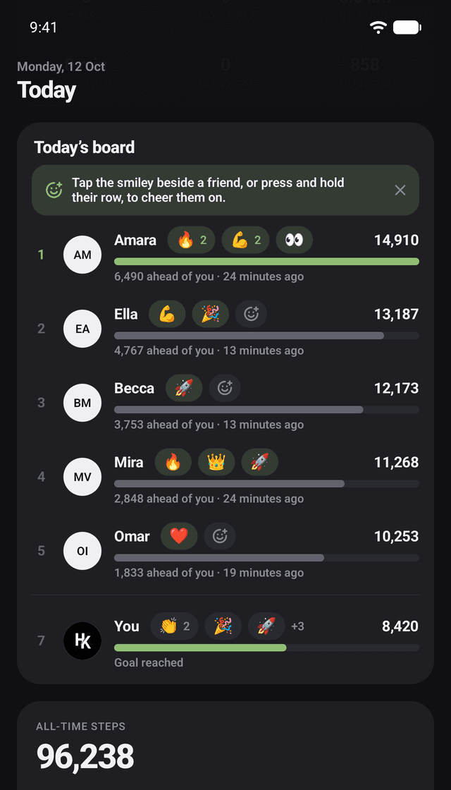 TrueSteps Social screenshot